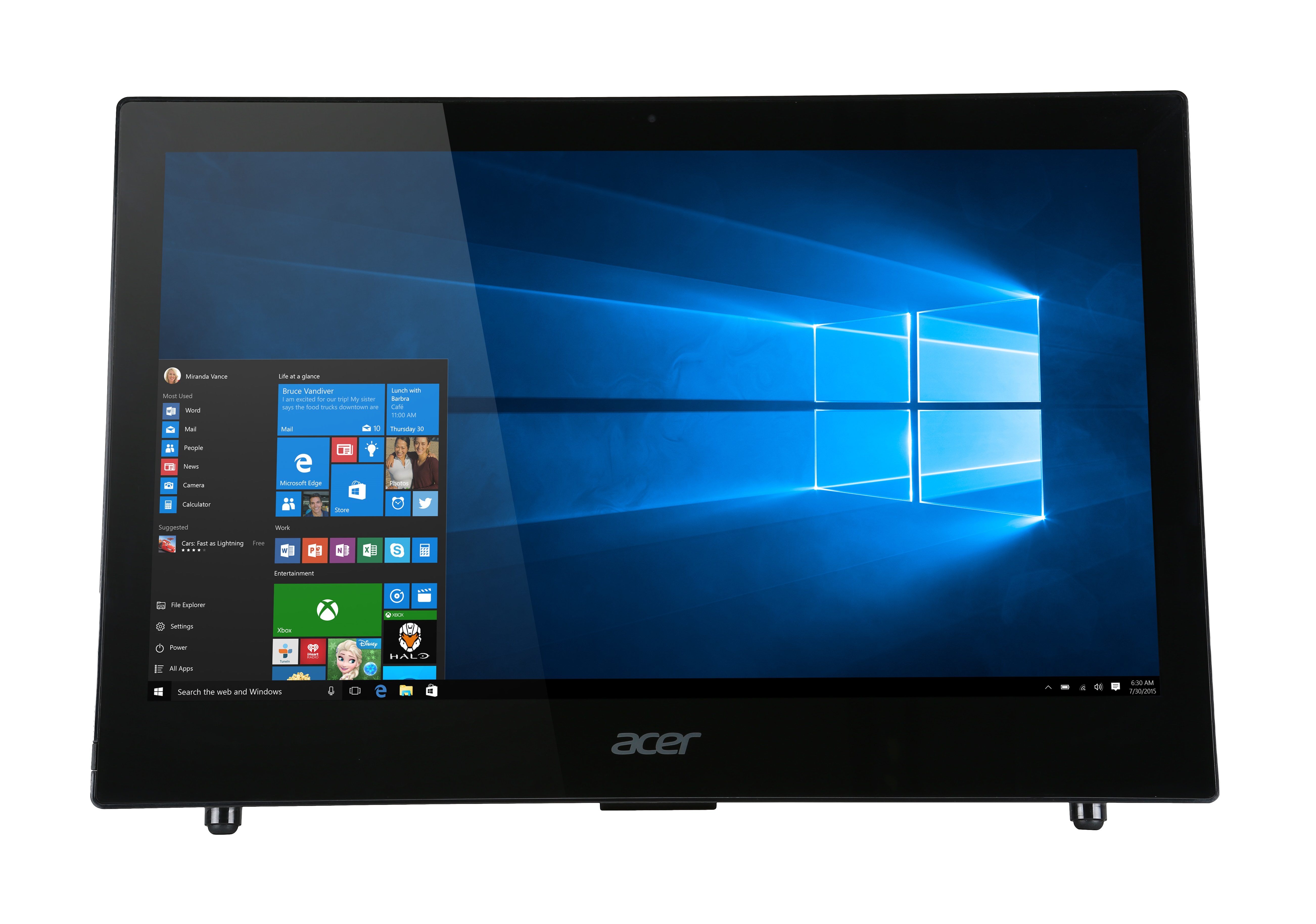 Acer Aspire Z1-602 Intel® Celeron® N3050 47 cm (18.5″) 1920 x 1080 pixels All-in-One PC 4 GB DDR3L-SDRAM 500 GB HDD Windows 10 Home Wi-Fi 4 (802.11n) Black image 1