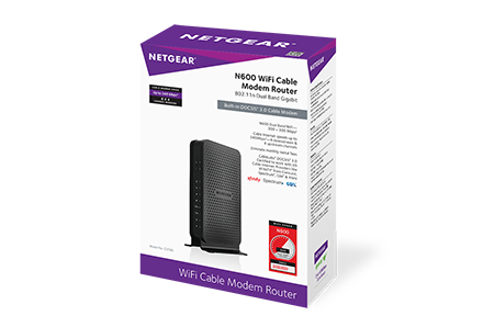 NETGEAR C3700-100NAS wireless router Gigabit Ethernet Dual-band (2.4 GHz – image 2