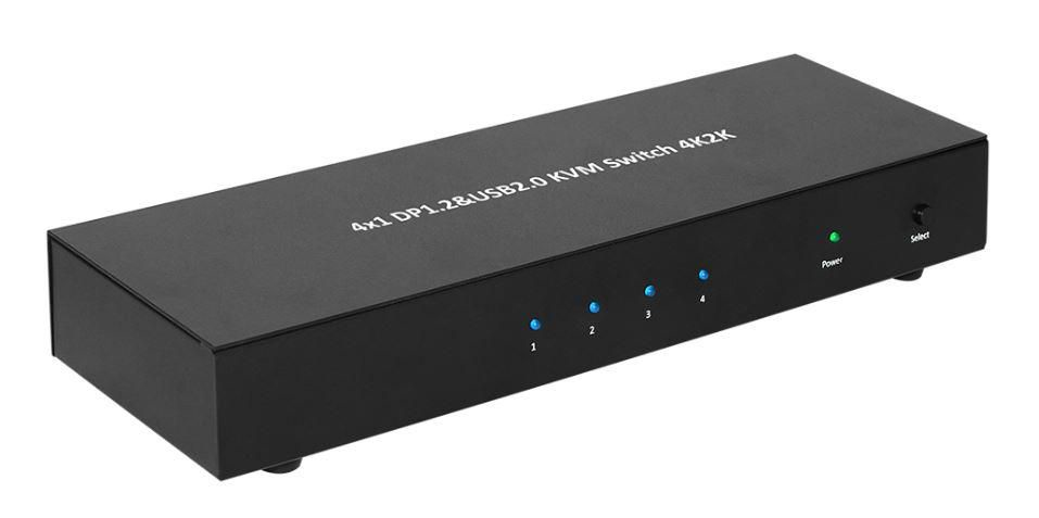 Microconnect MC-DP-KVM401K KVM switch Black – image 1