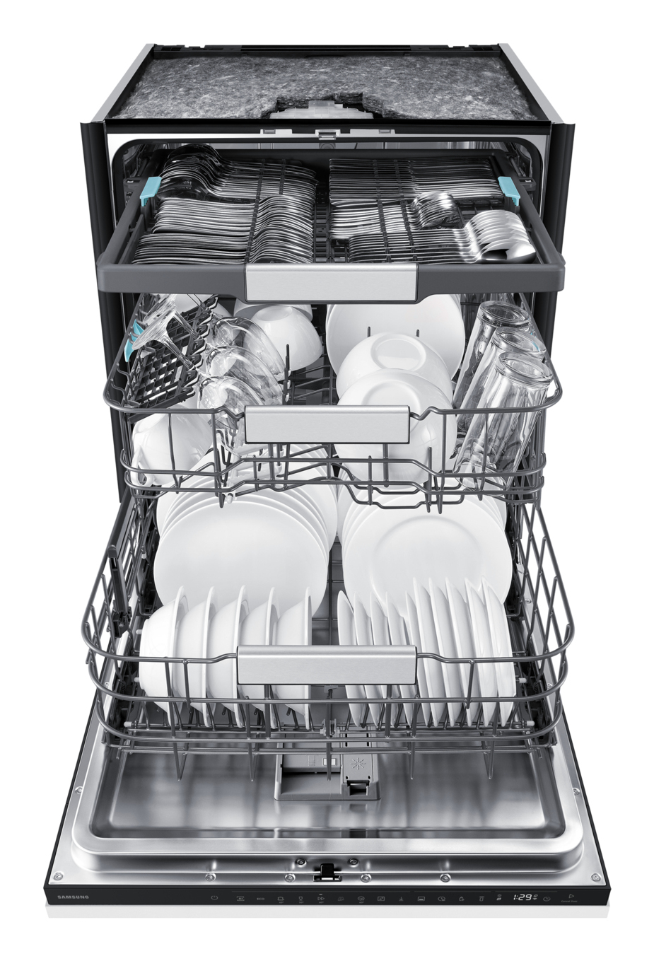 Samsung DW80H77VAB0U1 dishwasher Fully built-in 14 place settings – image 4
