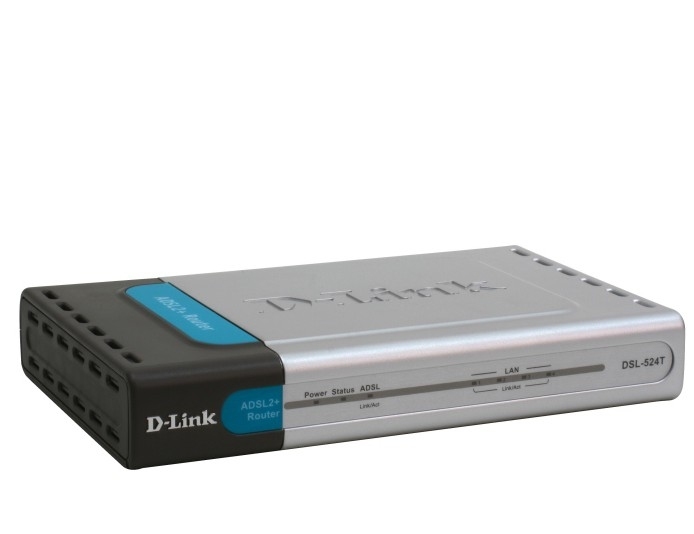D-Link 4-Port ADSL2/2+ Router
