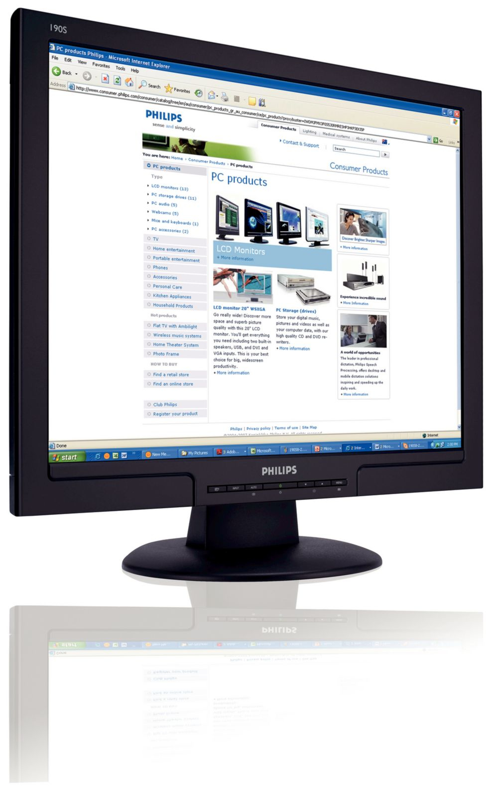 Philips 190S8FB/00 computer monitor