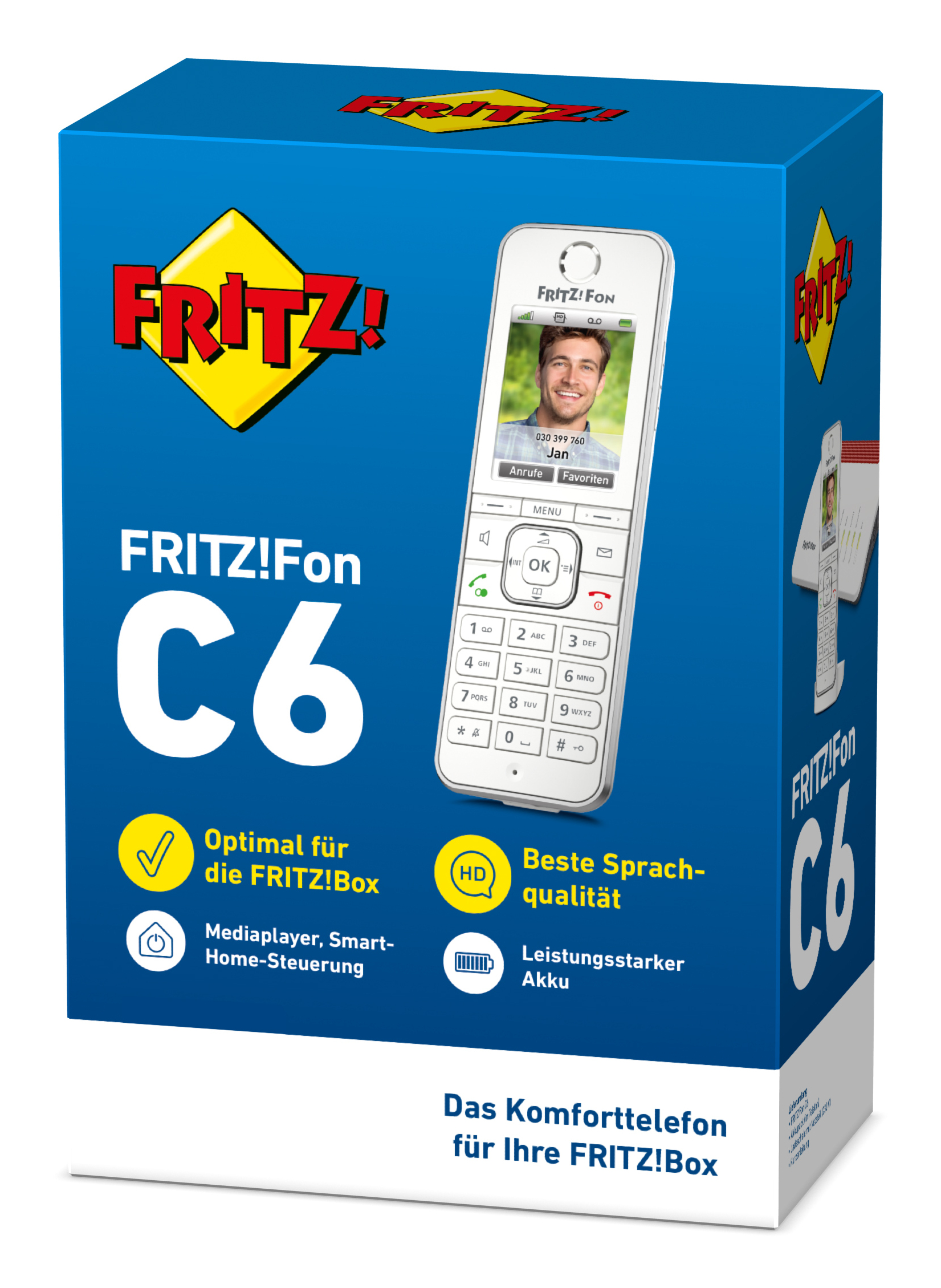 FRITZ! Fon C6 DECT telephone Caller ID White – image 5