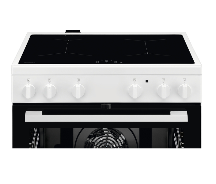 Electrolux LKI64400NW Freestanding cooker Electric Zone induction hob Black, White – image 2