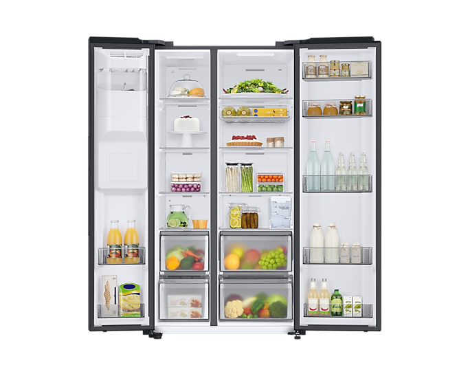 Samsung RS68A8530B1 side-by-side refrigerator Freestanding Black – image 7