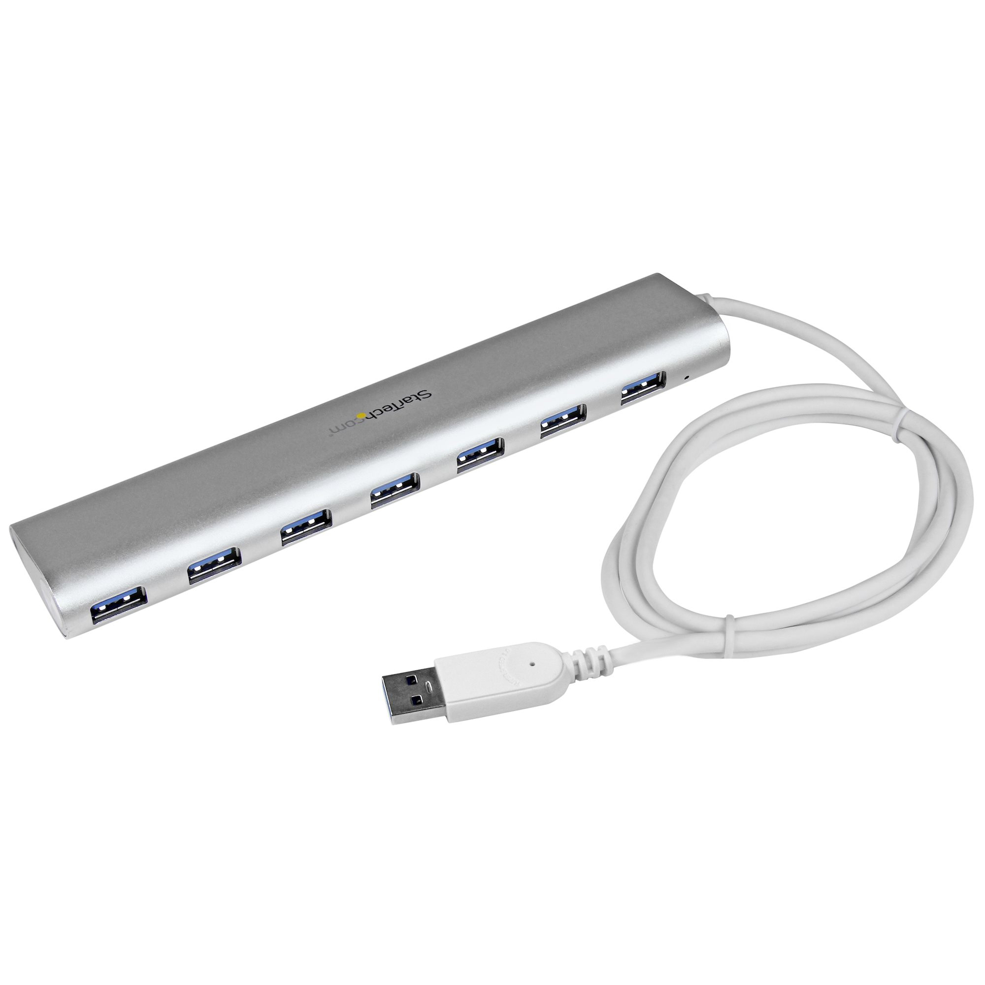 StarTech.com 7-Port USB 3.2 Gen 1 Hub with AC Adapter ST73007UA