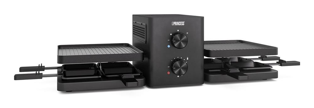 Princess 01.162660.01.001 griglia per raclette 8 persona(e) 1500 W Nero