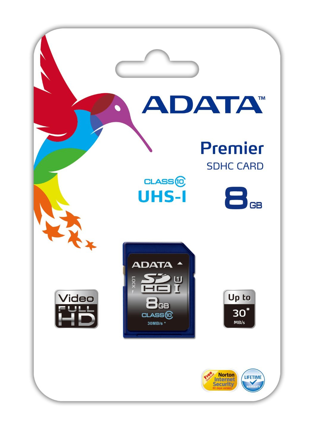 ADATA Premier SDHC UHS-I U1 Class10 8GB