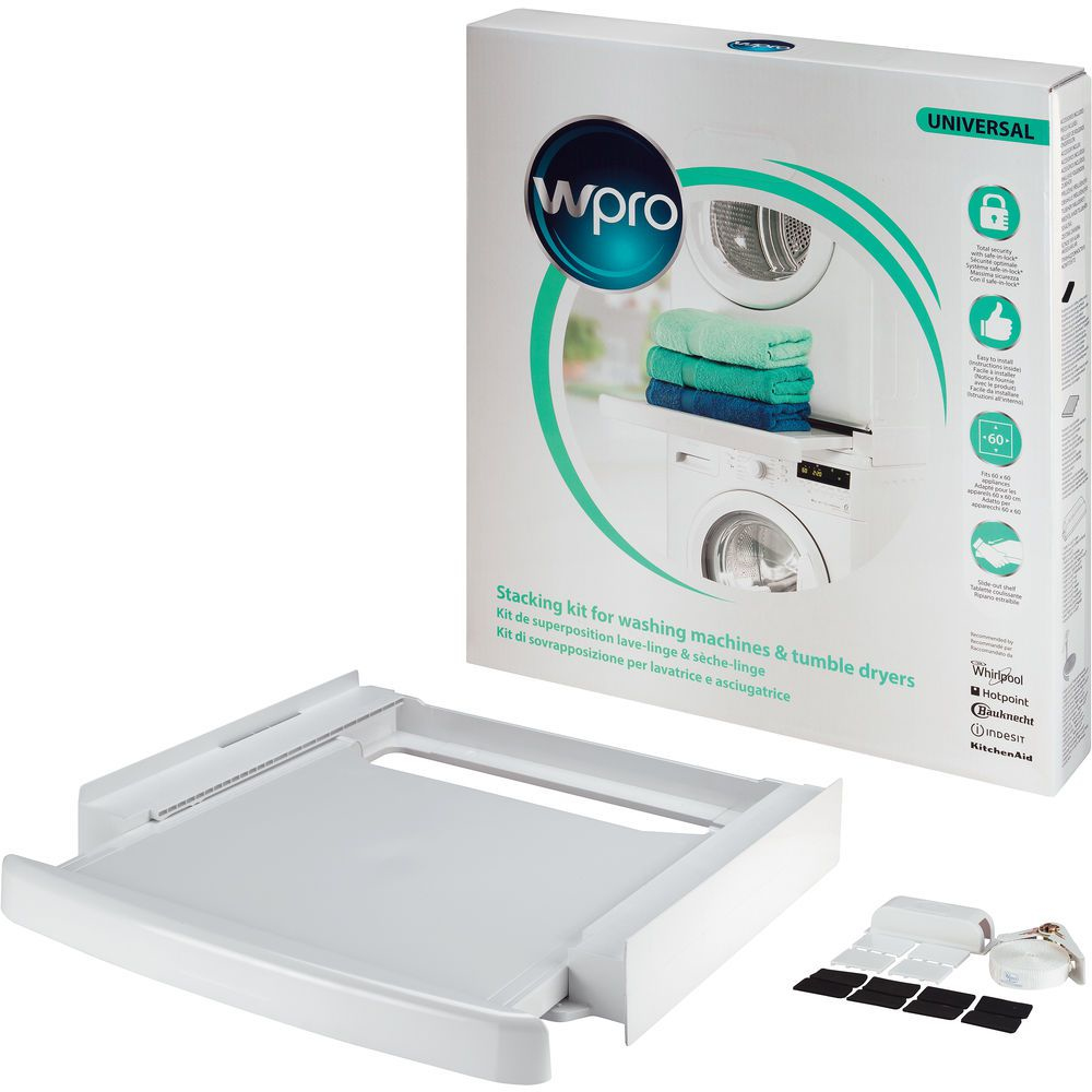 Whirlpool SKS101 accessorio e componente per lavatrice Kit di sovrapposizione