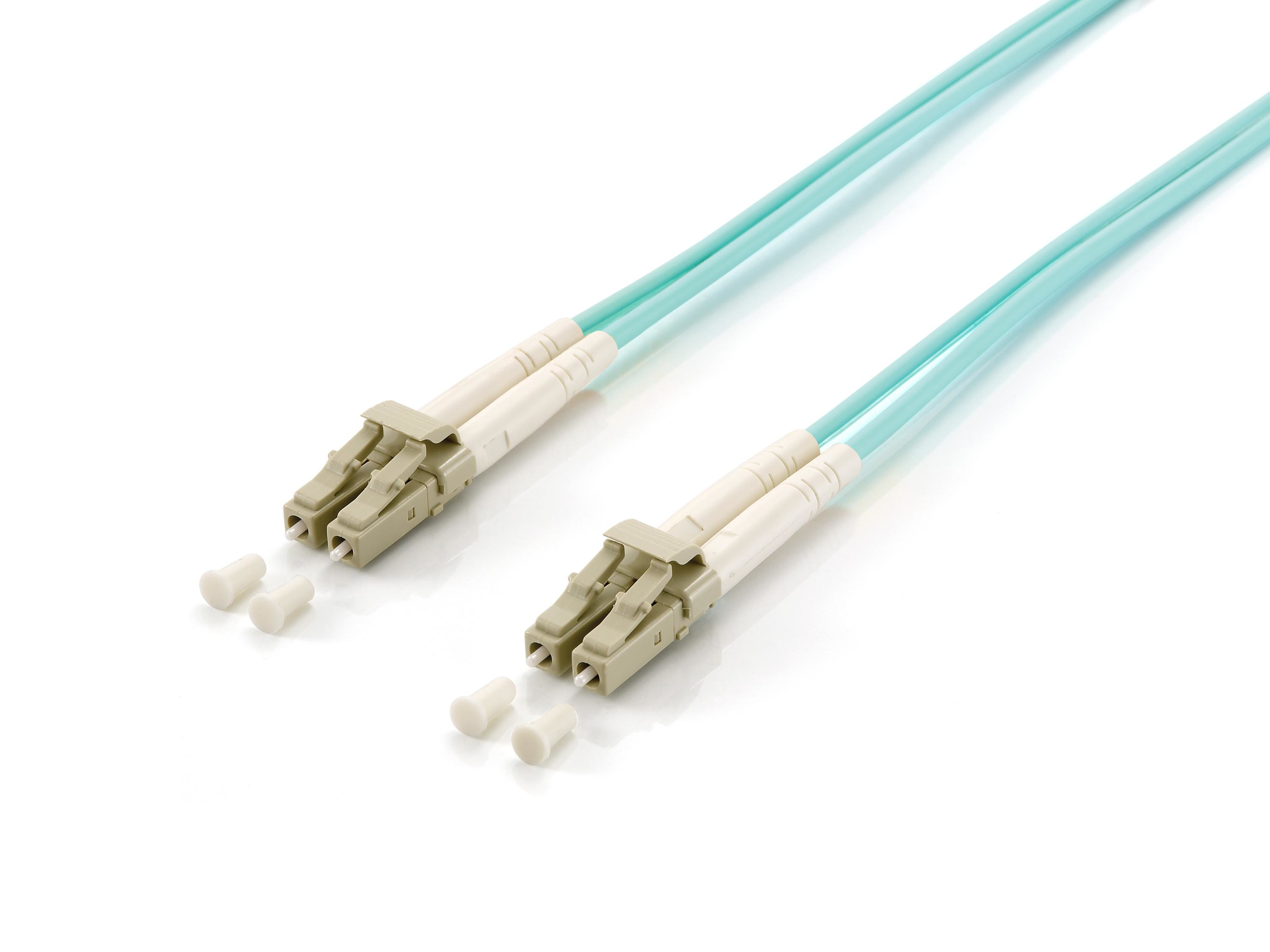 Equip Patchkabel LC->LC  1.50m Multimode  Duplex OM3  türkis Lichtwellenleiterkab