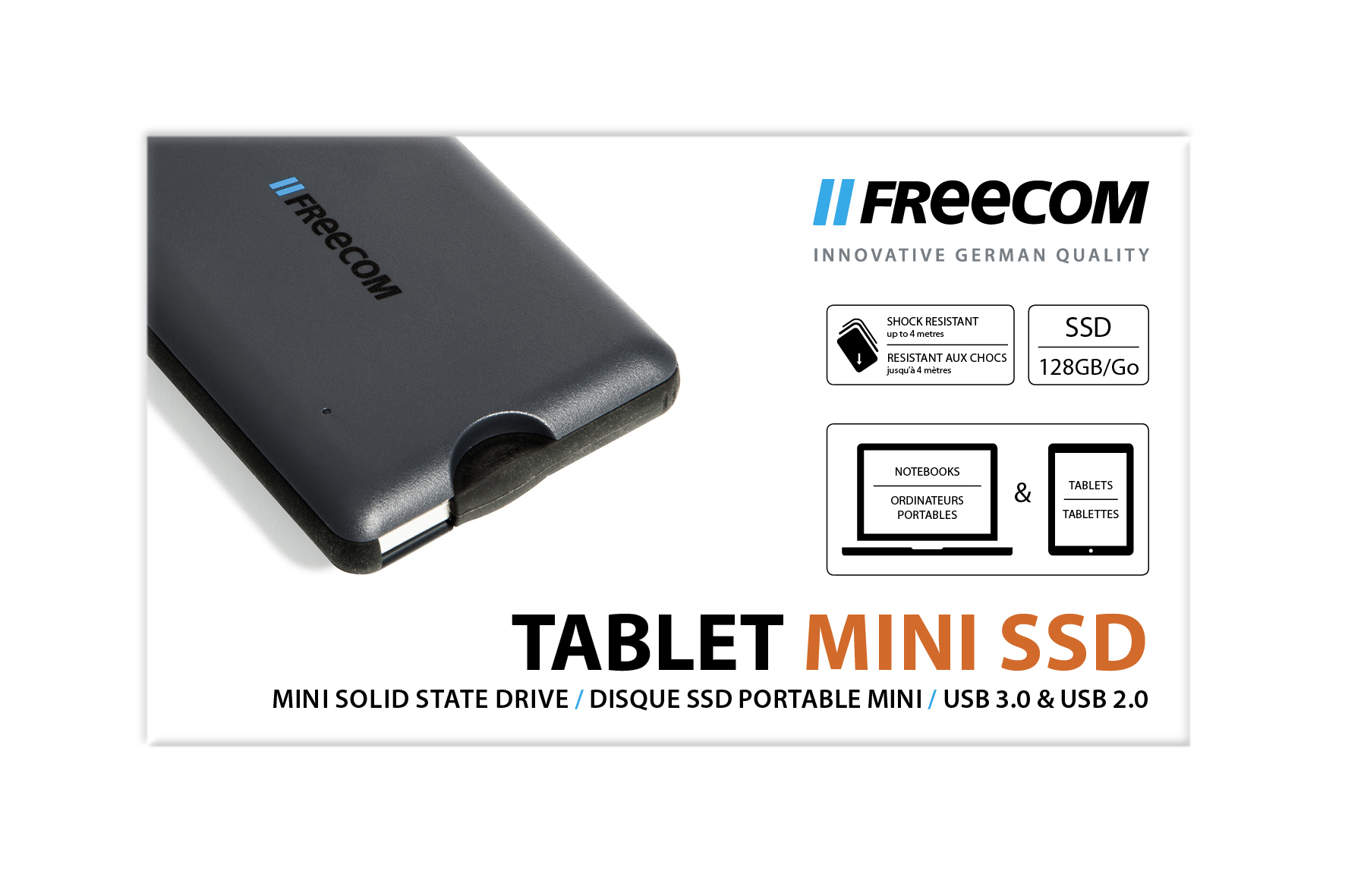 Freecom Tablet Mini SSD 128 GB USB 3.2 Gen 1 (3.1 Gen 1) Anthracite, Black image 9