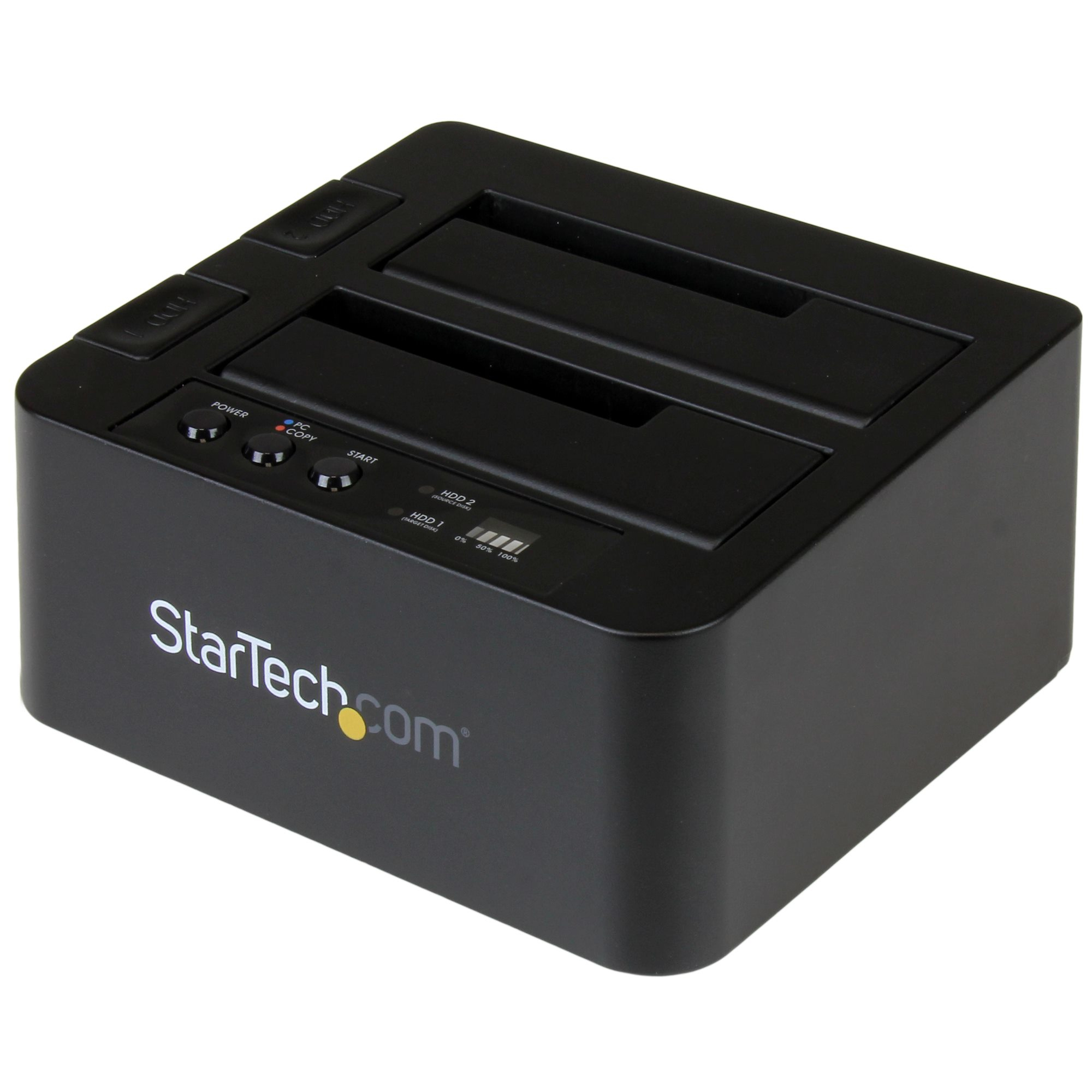 StarTech.com USB 3.1 (10 Gbps) fristående dupliceringsdockningsstation för 2,5' & 3,5' SATA SSD/HDD-enheter - med snabb duplicering på upp till 28 GB/min