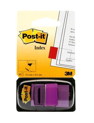 BANDERITAS 3M 680 POST IT VIOLETA 12BLOCKS 50HJSC/U - 680-8