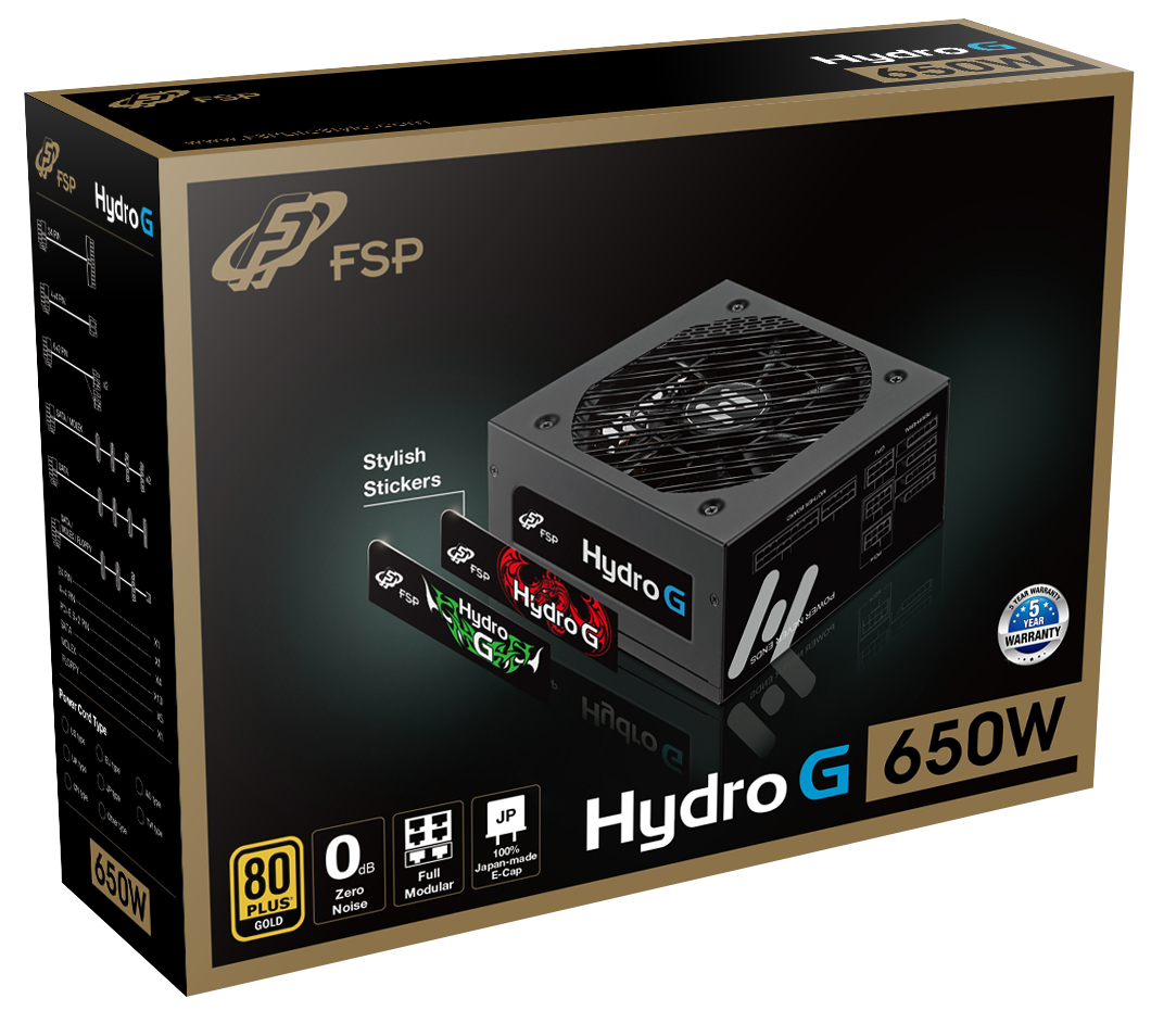 FSP Hydro G power supply unit 650 W 20+4 pin ATX ATX Black image 3
