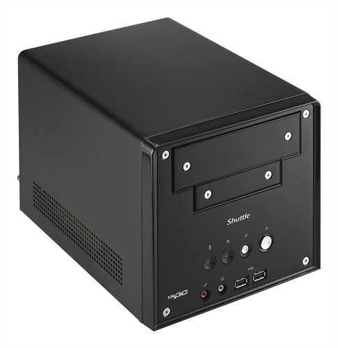 Shuttle SA76G2 PC/workstation barebone SFF Black Socket AM2 – image 2