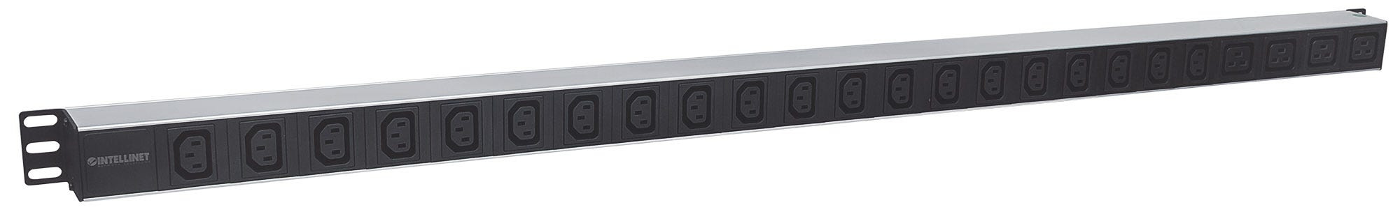 Intellinet Vertical Rackmount 24-Output Power Distribution Unit (PDU), 20 x C13 & 4 x Output C19, Removable Power Cable, Rear C20 Input – image 2