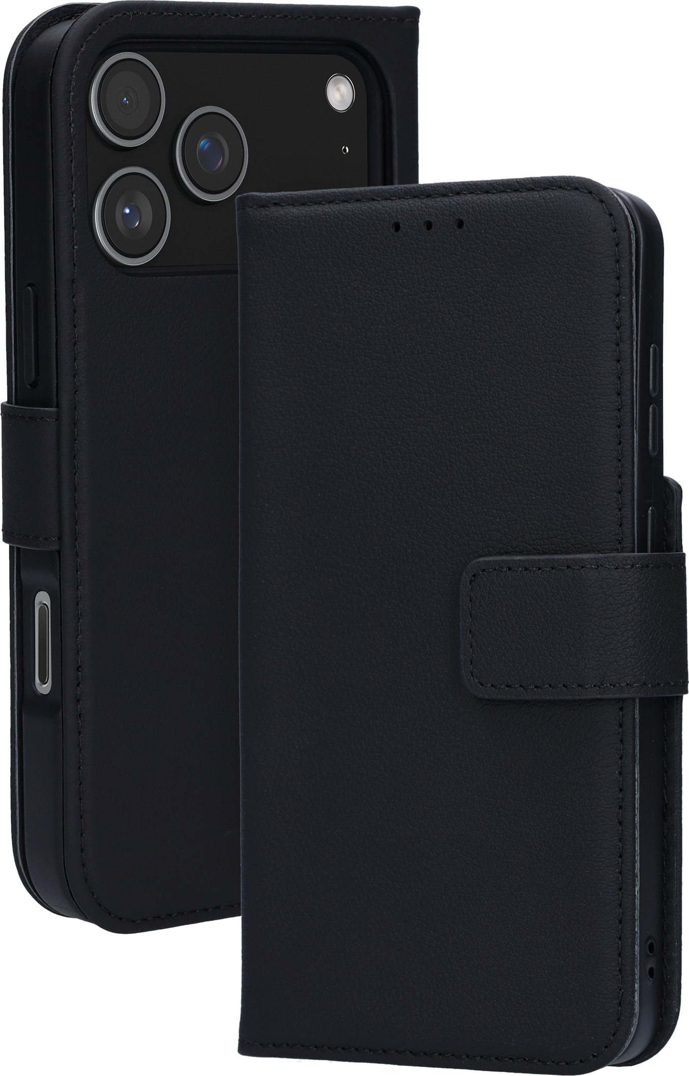 Mobiparts Leather 2 in 1 Wallet Case Apple iPhone 17 Pro Max Black – image 2