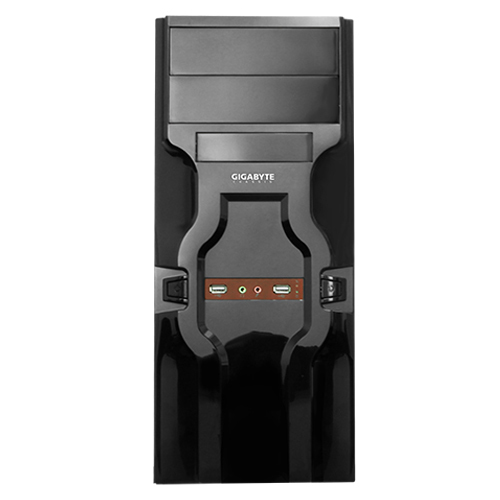 GIGABYTE GZ-F10 computer case Midi Tower Black, Red – image 2