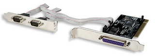Manhattan 165495 interface cards/adapter Internal Parallel, Serial