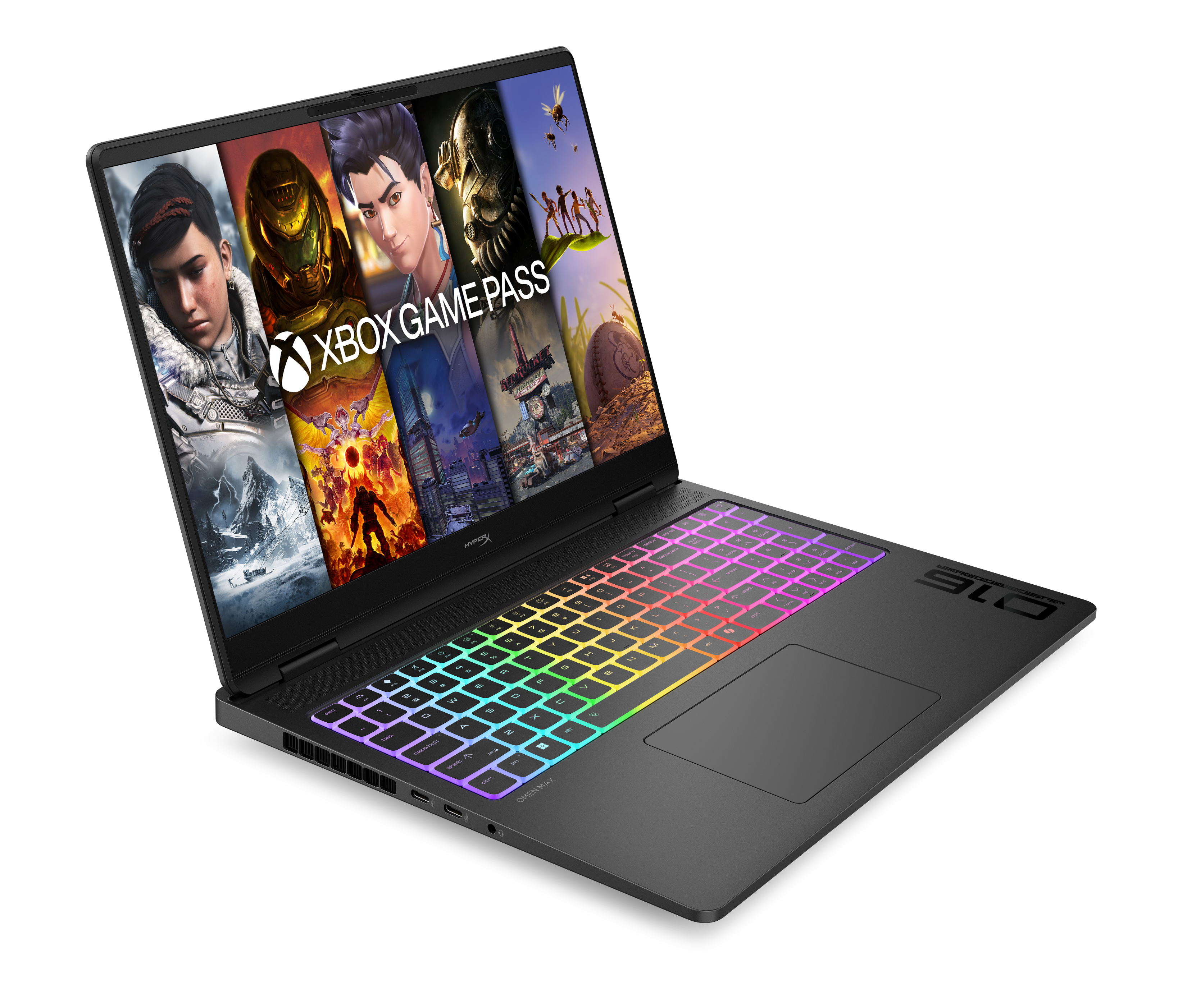 HP HyperX OMEN MAX 16 inch Gaming Laptop PC 16-ak1501na Copilot+ PC AMD Ryzen AI 9 40.6 cm (16″) 2.5K 48 GB DDR5-SDRAM NVIDIA GeForce RTX 5070 Ti Wi-Fi 7 (802.11be) Windows 11 Home Black image 2