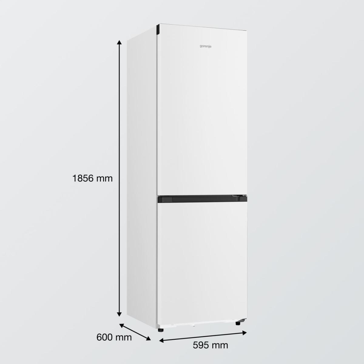 Gorenje Fristående kyl /frysskåp med KitchenFit design som ger ett integrerat utseende utan att kompromissa med utrymmet. Multiflow 360° och NoFrost Plus säkers – image 9