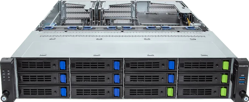 GIGABYTE R263-S30-AAC1 Intel C741 LGA 4677 (Socket E) Rack (2U) Black, Grey – image 2