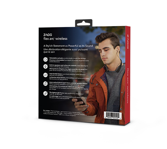 ZAGG Flex Arc Headset Wireless Neck-band Bluetooth Black, Gold image 3