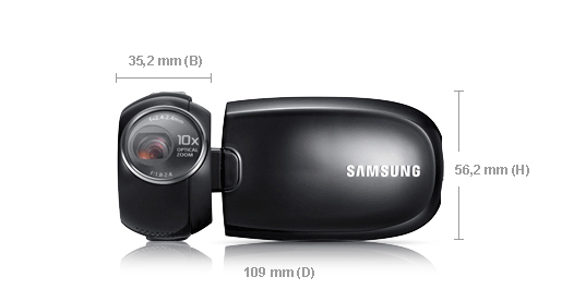 Samsung SMX-C200BP camcorder CCD Black – image 6