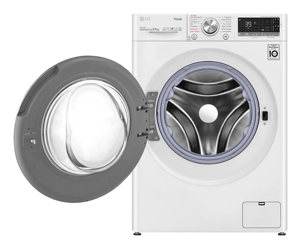 LG V7WD96AT2 washer dryer Freestanding Front-load White – image 2