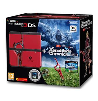Nintendo New 3DS + Xenoblade + Coverplate — vue 1 sur 2