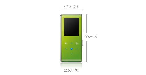 Samsung YP-K3 2GB Lime Green – image 5