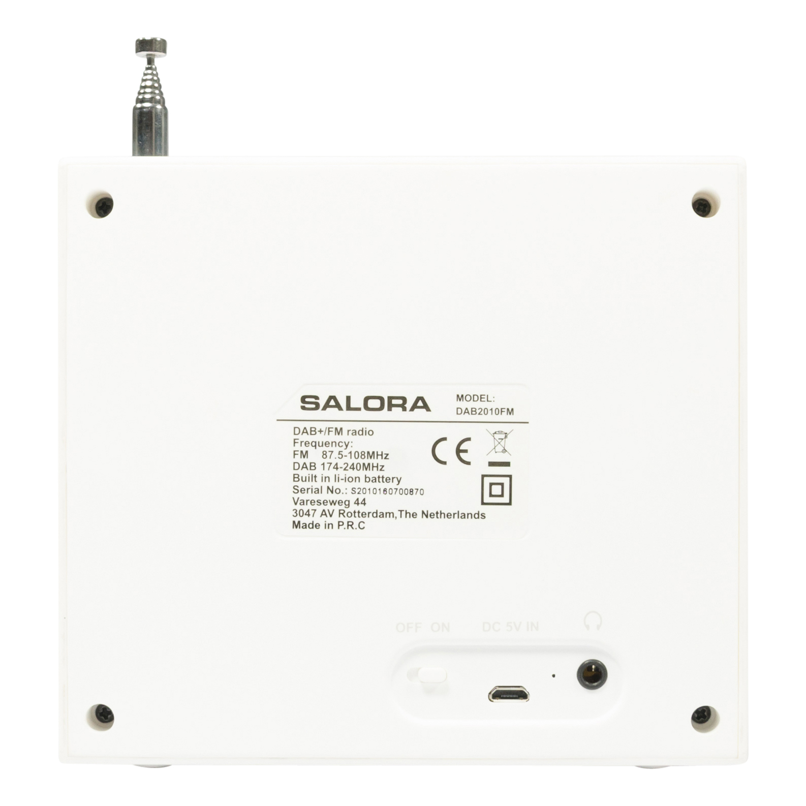 Salora DAB2010FM radio Portable Analog & digital – image 4
