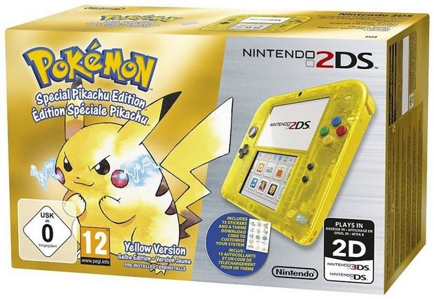 Nintendo 2DS + Pokémon Yellow Version: Special Pikachu Edition — vue 1 sur 2