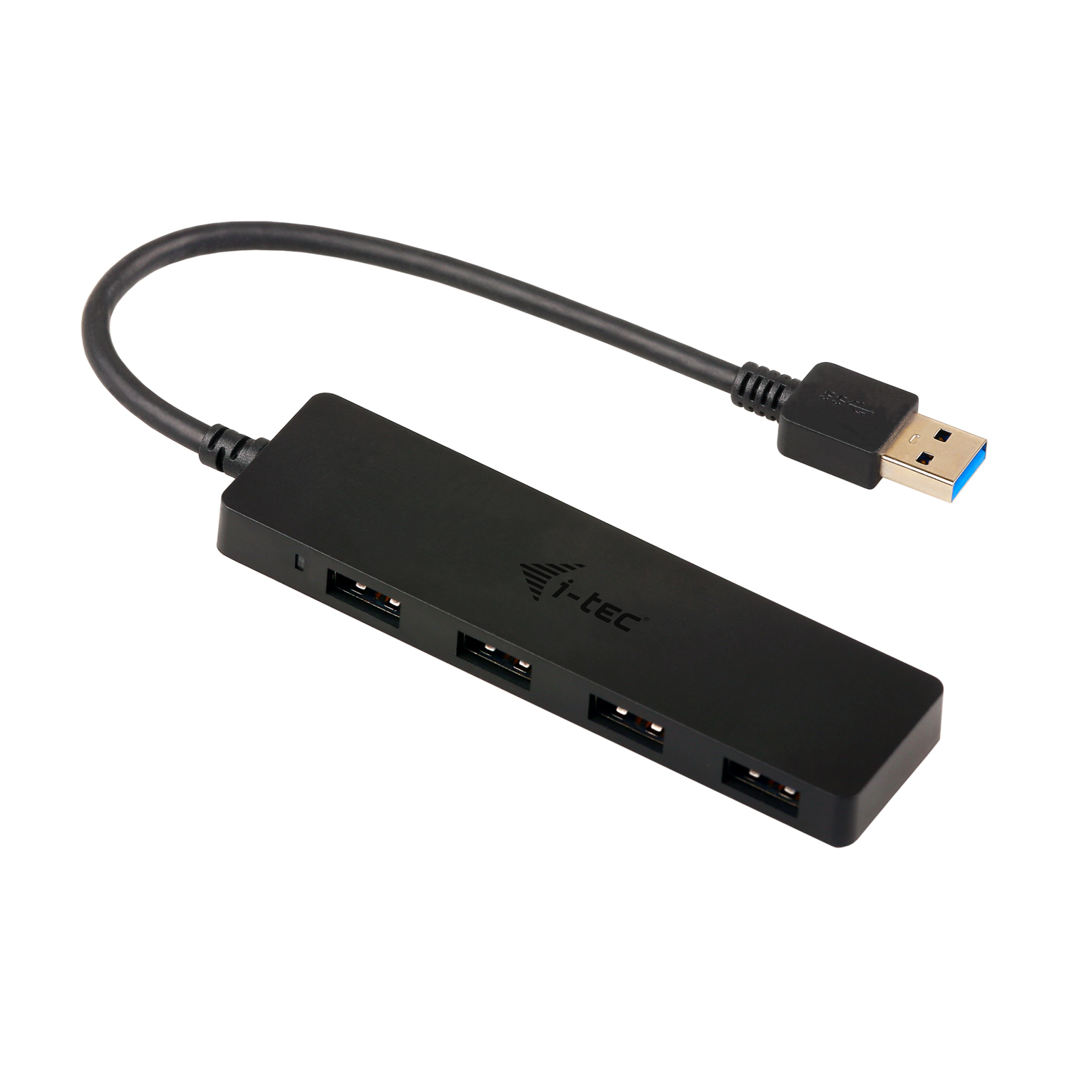 i-tec Advance U3HUB404 gränssnittshubbar USB 3.2 Gen 1 (3.1 Gen 1) Type-A 5000 Mbit/s Svart