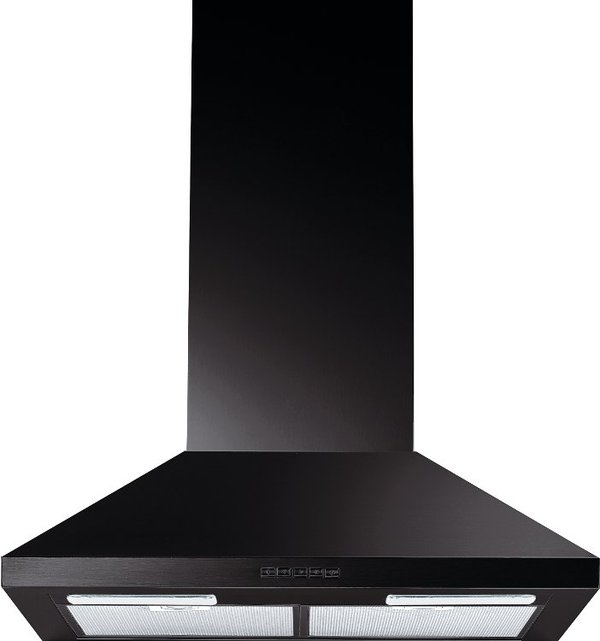 Hotpoint HE6TBK cooker hood Wall-mounted Black