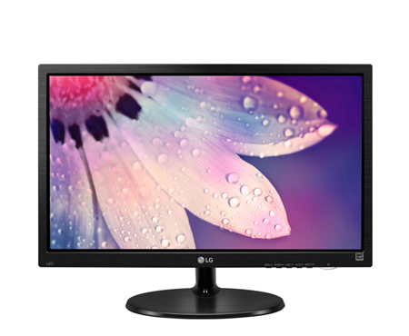 LG 19M38A-B - Monitor LED - 185 - 1366 x 768 60 Hz - TN - VGA - negro mate - 19M38A-B