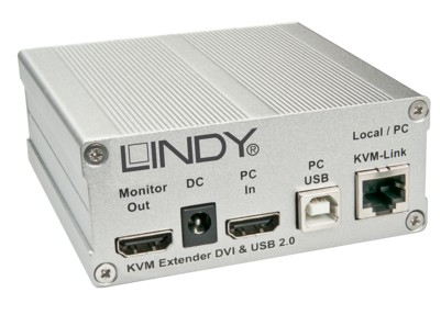 Lindy 39200 KVM ilgintuvas Siųstuvas