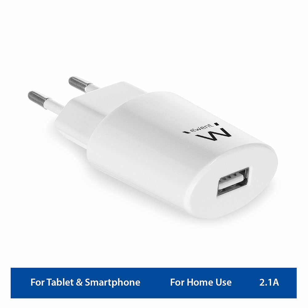 Ewent EW1264 mobile device charger Universal White AC Indoor – image 2