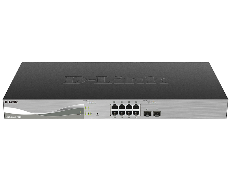 D-Link DXS-1100-10TS network switch Managed L2 10G Ethernet (100/1000/10000) 1U Black