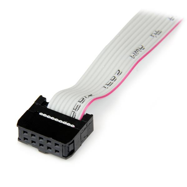 Adaptador de Header Bracket Serial para Tarjeta Madre, DB9 RS232 - IDC 10-pin, 40cm PLATE9M16 StarTech.com