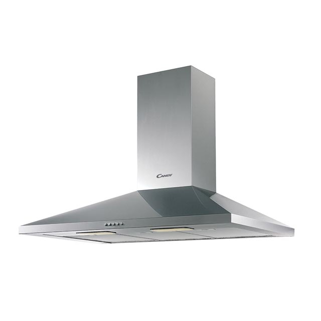 Candy CCE119X cooker hood Wall-mounted Stainless steel 421 m³/h – image 1