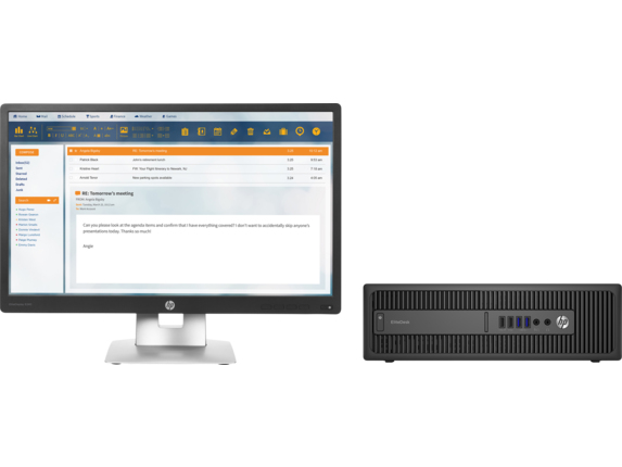 HP 800 G2 SFF + EliteDisplay E240 – image 1