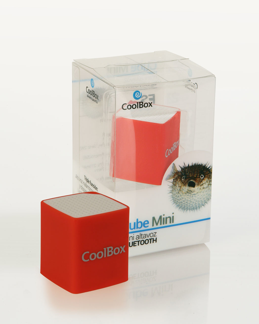 CoolBox Cube Mini Red, White 2 W image 3