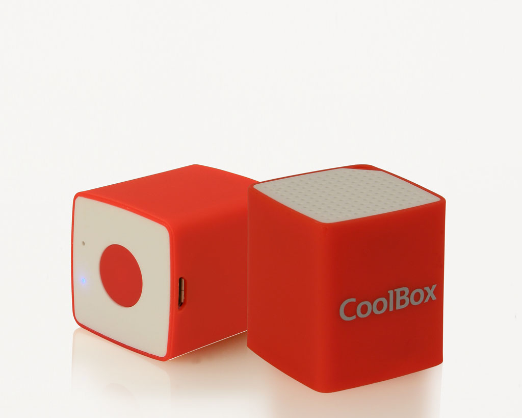 CoolBox Cube Mini Red, White 2 W image 2
