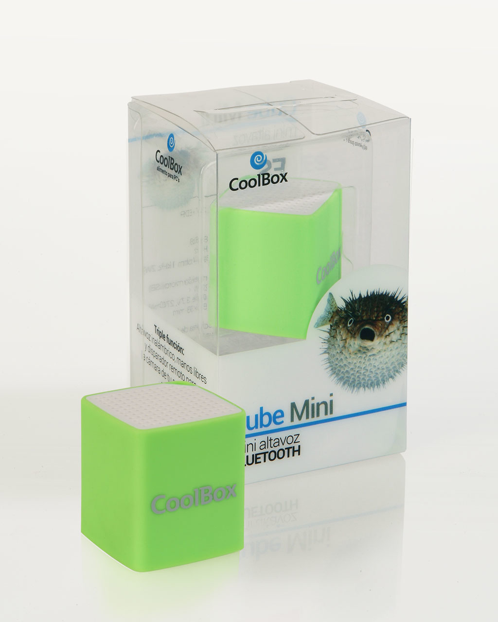 CoolBox Cube Mini Green, White 2 W image 3