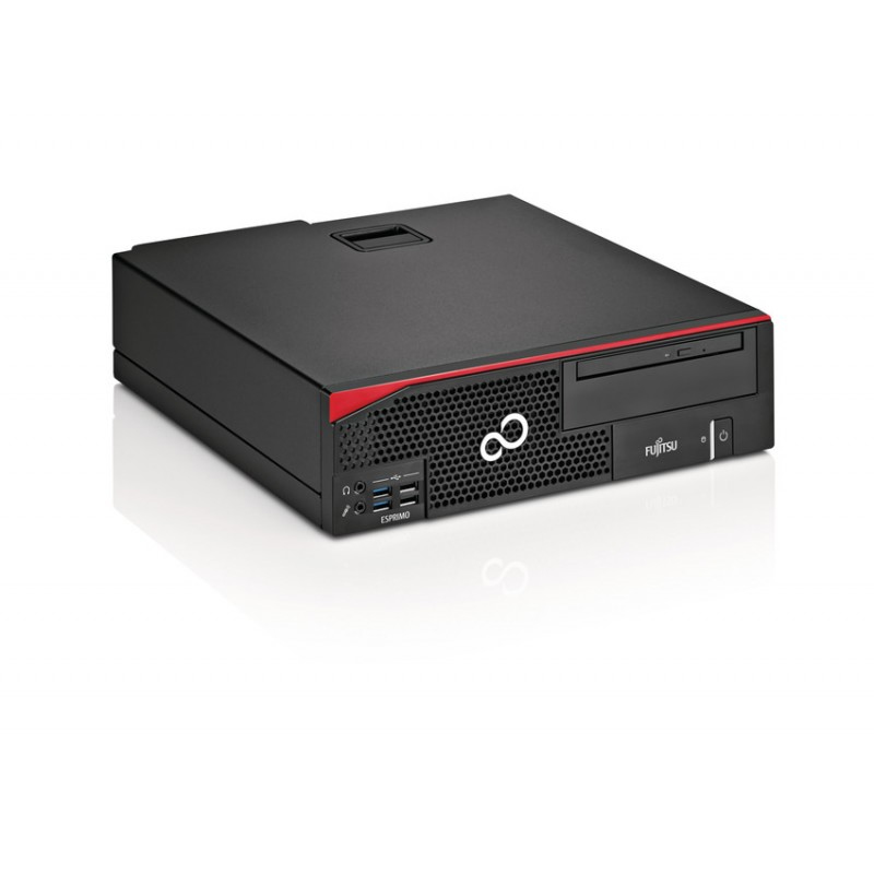 Fujitsu ESPRIMO D556 Intel® Core™ i5 i5-6400 8 GB DDR4-SDRAM 256 GB SSD Windows 7 Professional SFF PC Black, Red image 2