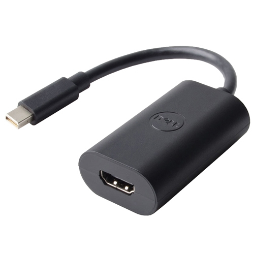 DELL DAYANBC084 Mini DisplayPort - DisplayPort Adaptör Kablosu, 0,2m, Siyah