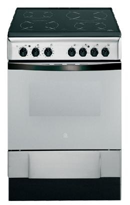Indesit K6C320XG cooker Freestanding cooker Electric Gas Stainless steel