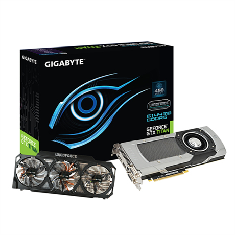 GIGABYTE GVNTITO6GB-00-G graphics card NVIDIA GeForce GTX TITAN