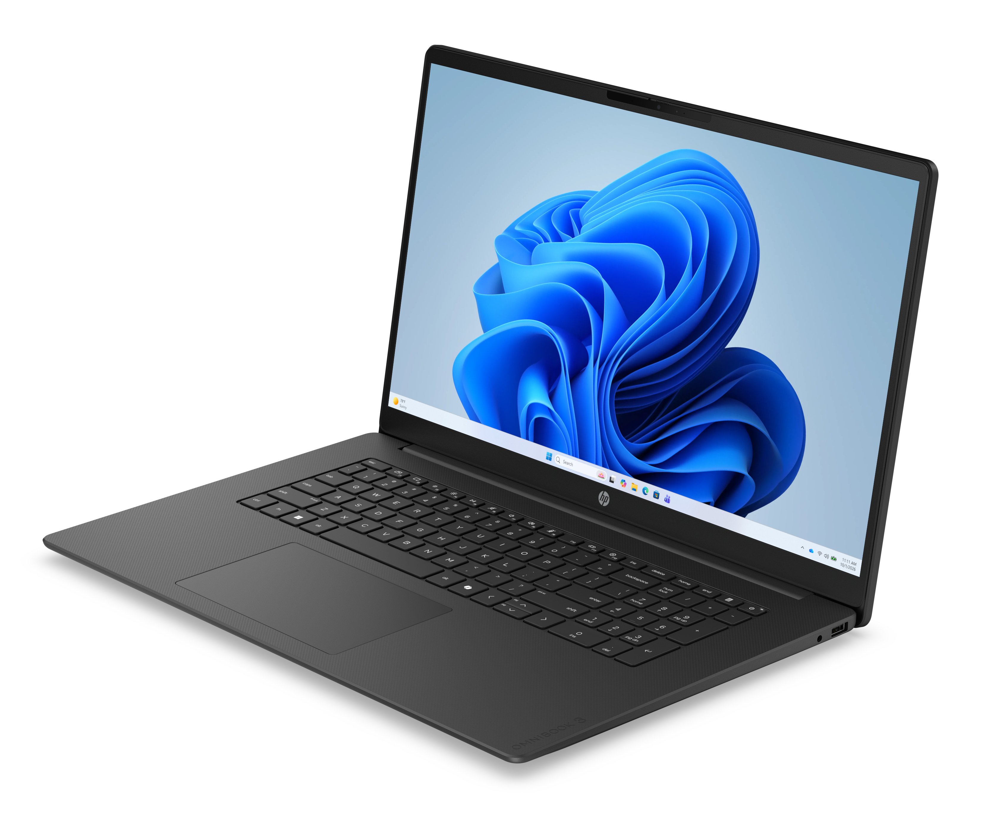 HP OmniBook 3 Laptop 17-dp0004nax AMD Ryzen™ 3 30 43.9 cm (17.3″) Full HD 8 GB LPDDR5-SDRAM 256 GB SSD Wi-Fi 6 (802.11ax) Windows 11 Home Black image 8